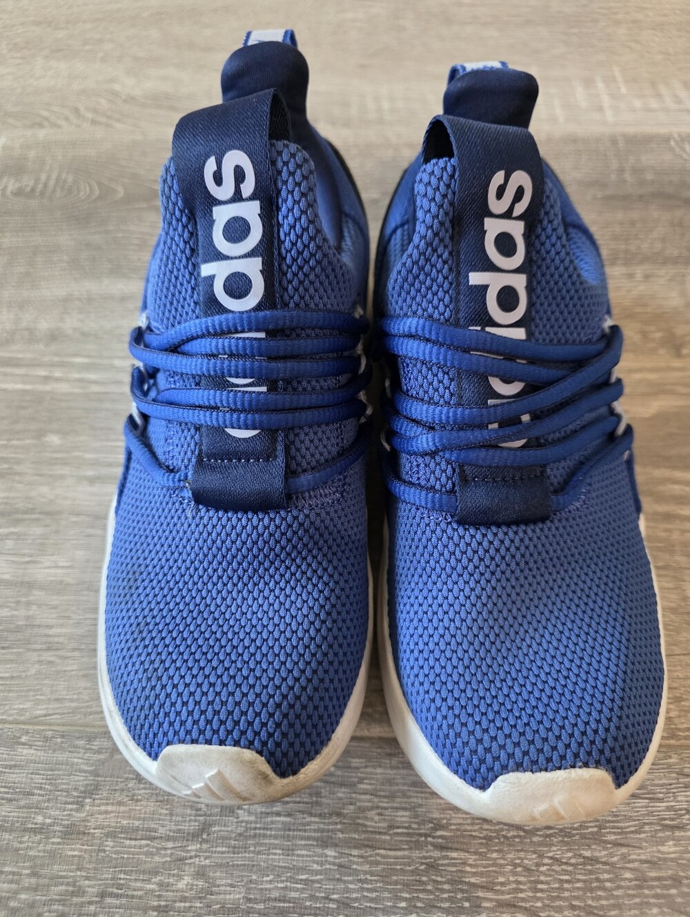 Adidas Blue Casual Knit Sneakers - Picture 2 of 5